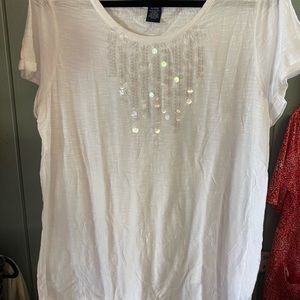 WOMENS POLO JEANS COMPANY SEQUENCED COTTON TOP X-LARGE